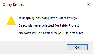 NASIS Client Query Results window